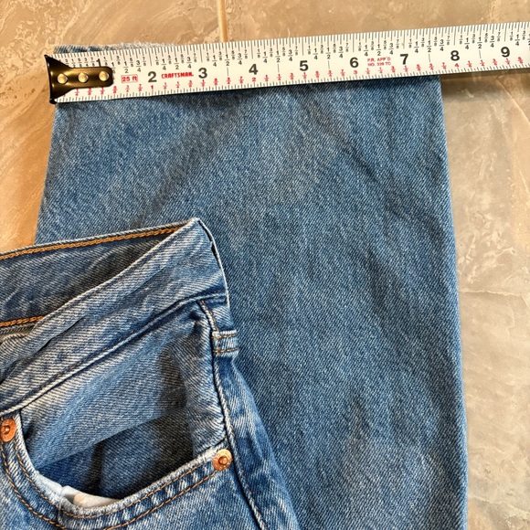 Levi's Women's Ribcage Straight Ankle Denim Jeans Sz 26 Classic Preppy USA - Picture 10 of 12